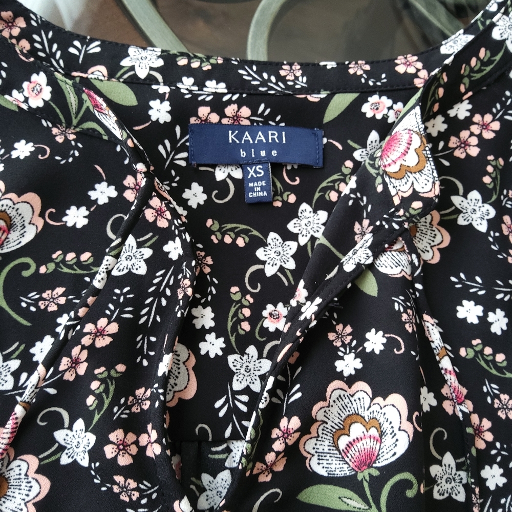 Kaari Blue Ladies Tunic Top - Picture 8 of 8
